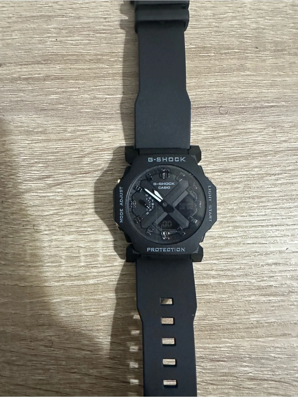 Casio G-Shock Black Watch with Red Accent